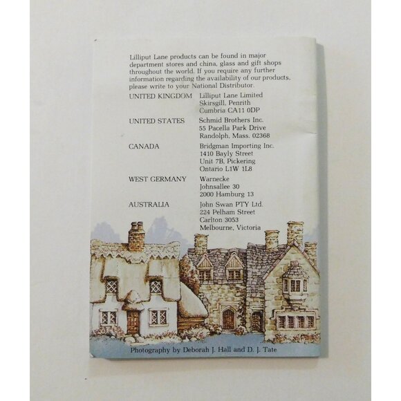 Lilliput Lane Collectible Miniature Figurines Booklet 1987 Decorative Guide - Picture 2 of 4